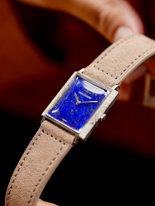 Jaeger-LeCoultre / 18WG Lapis dial Watch only
