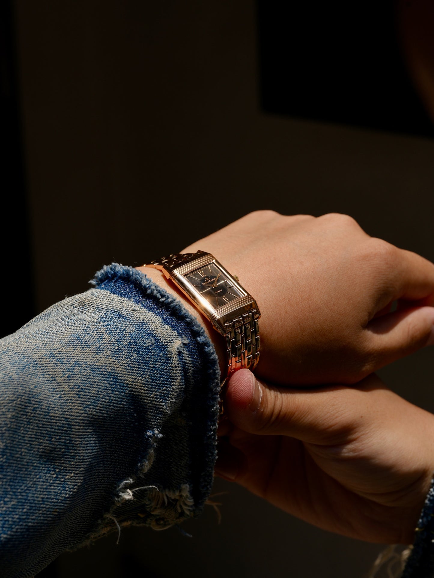 Jaeger-LeCoultre / Reverso classic / 90's / 18K original bracelet