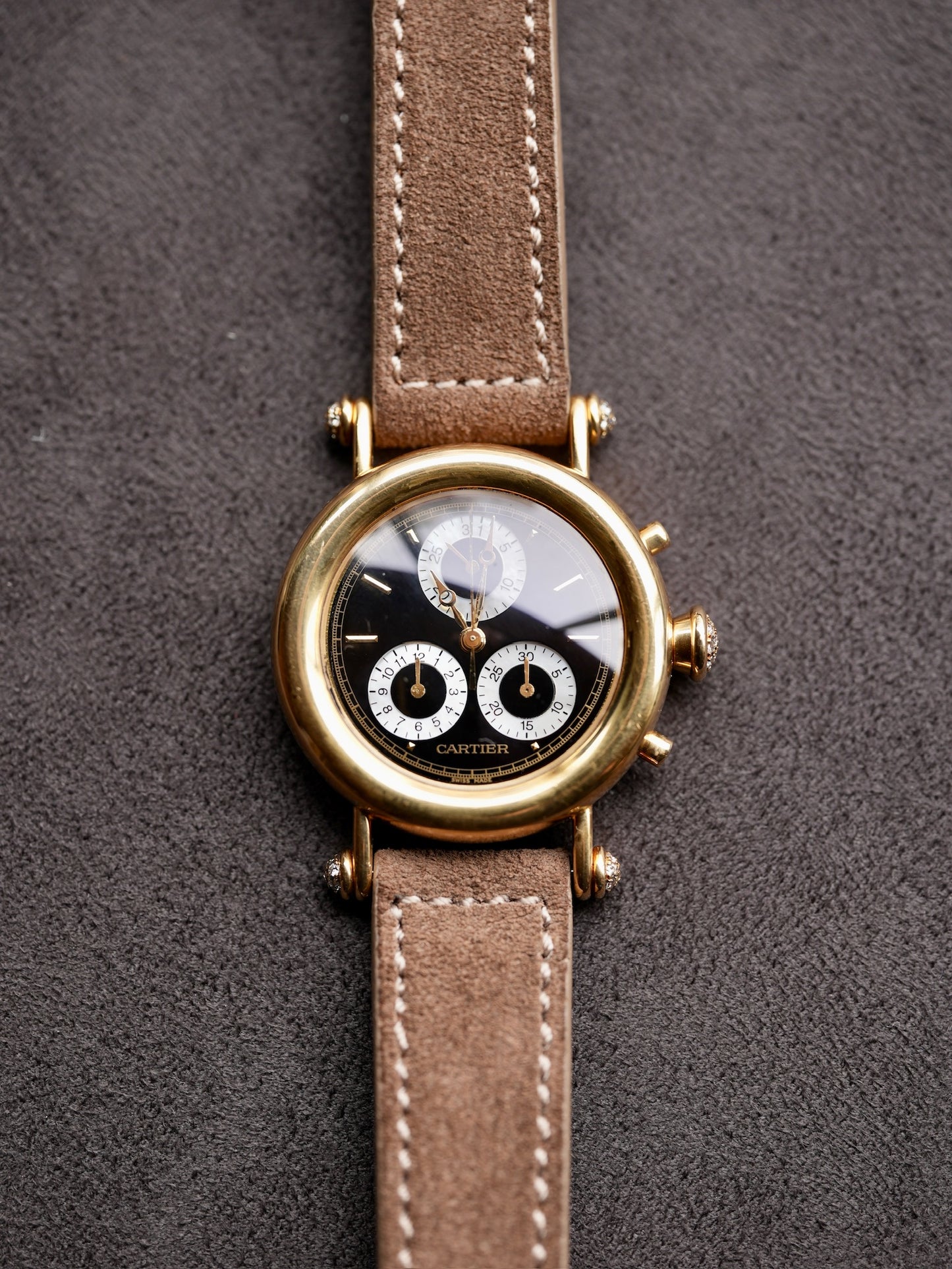 Cartier/Diabolo / 18K / MOP Subdial / 32mm