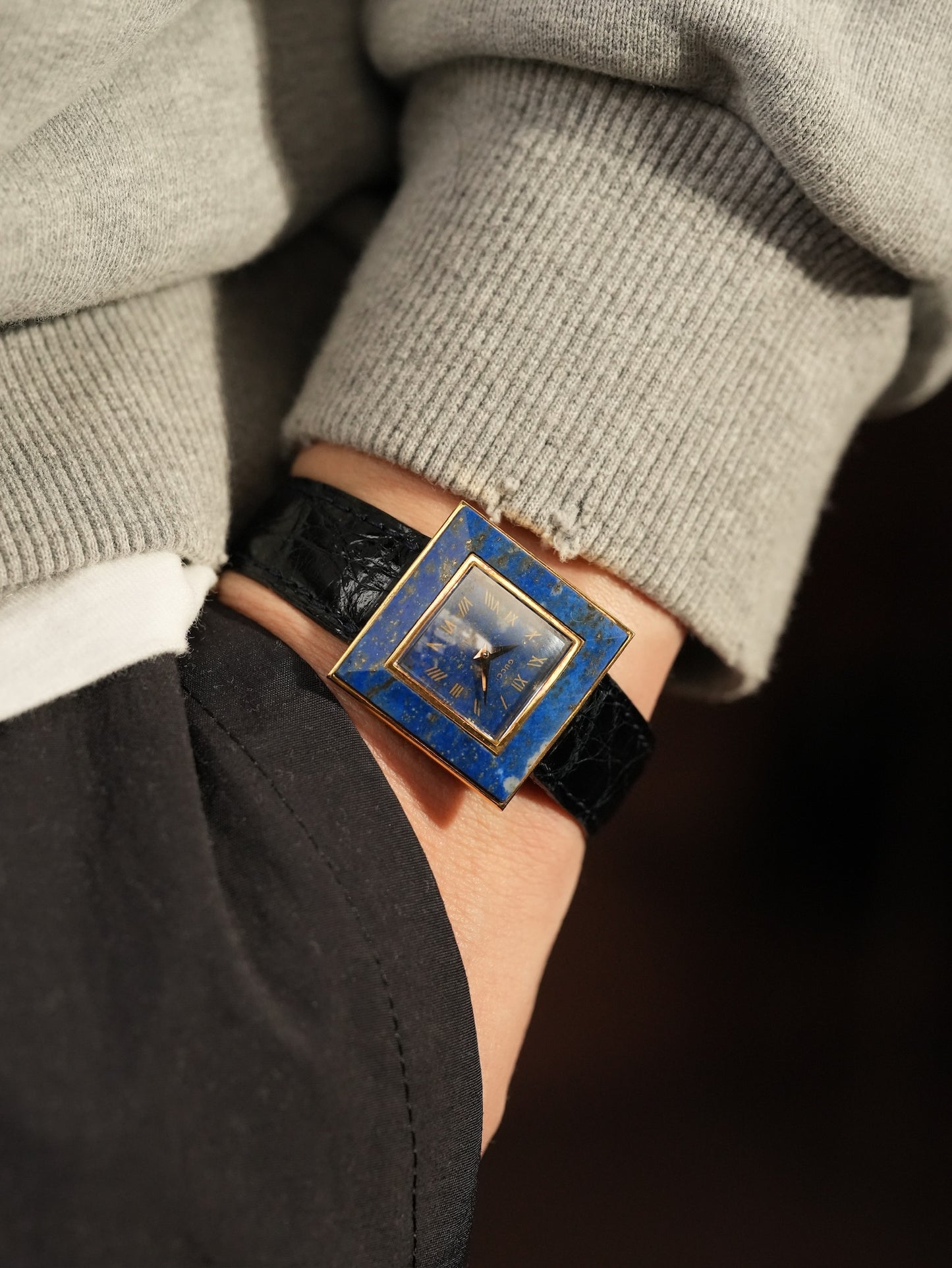 Gucci/ 80's / 18YG × Lapis