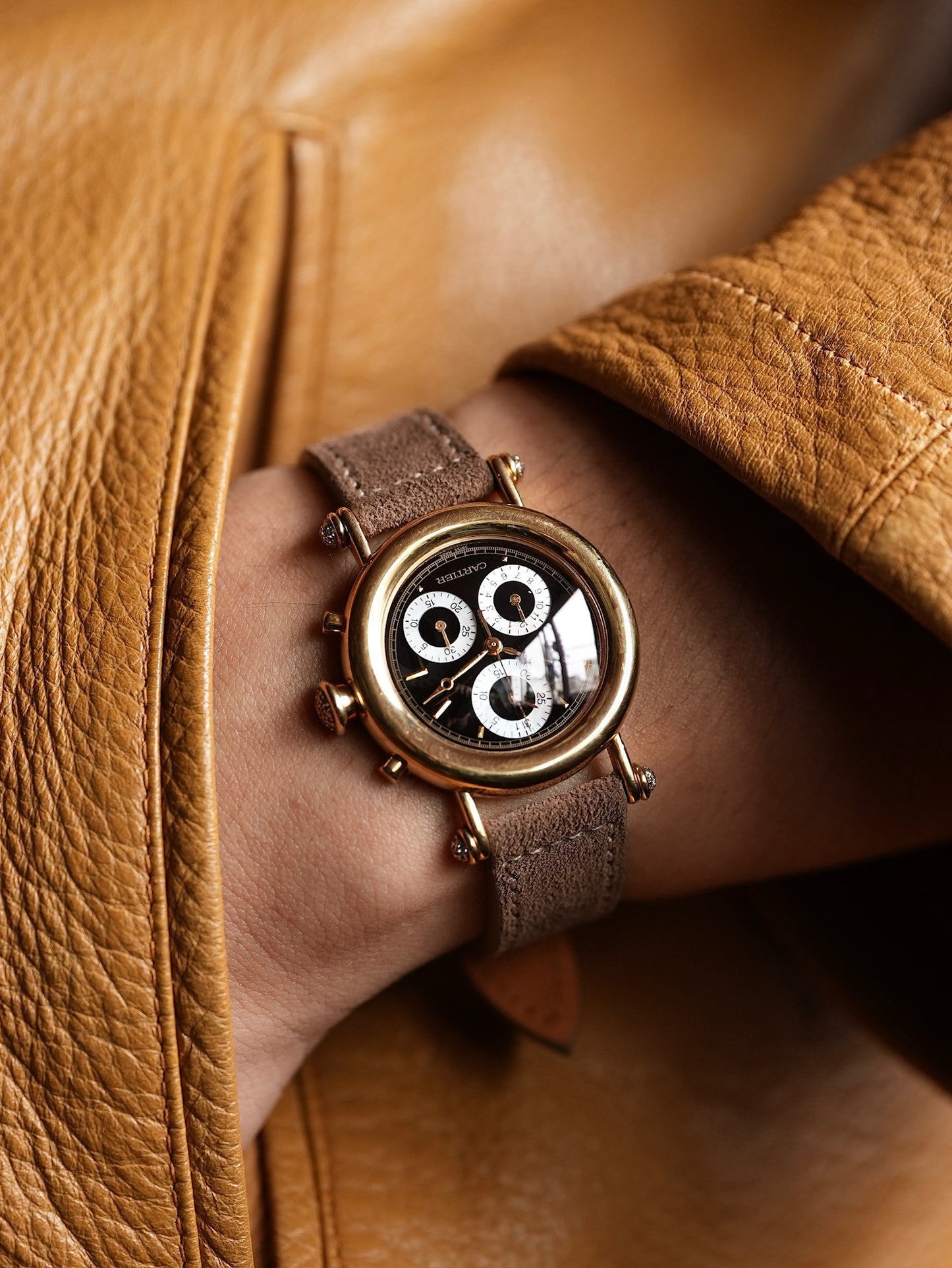 Cartier/Diabolo / 18K / MOP Subdial / 32mm