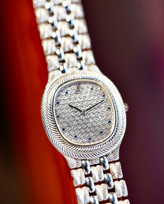 Audemars Piguet 1980s 18K White Gold Quartz Movement 25mm Case