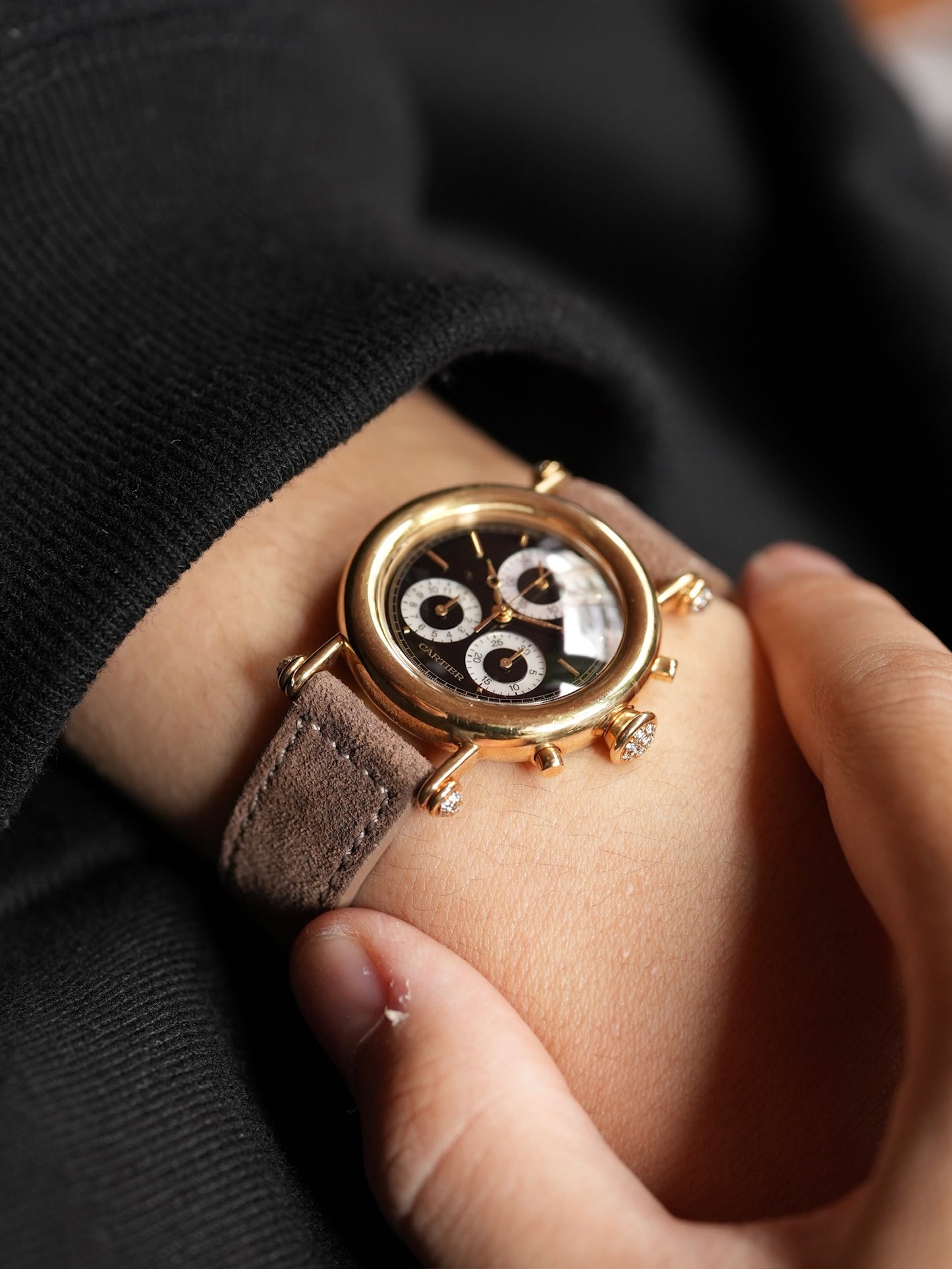 Cartier/Diabolo / 18K / MOP Subdial / 32mm