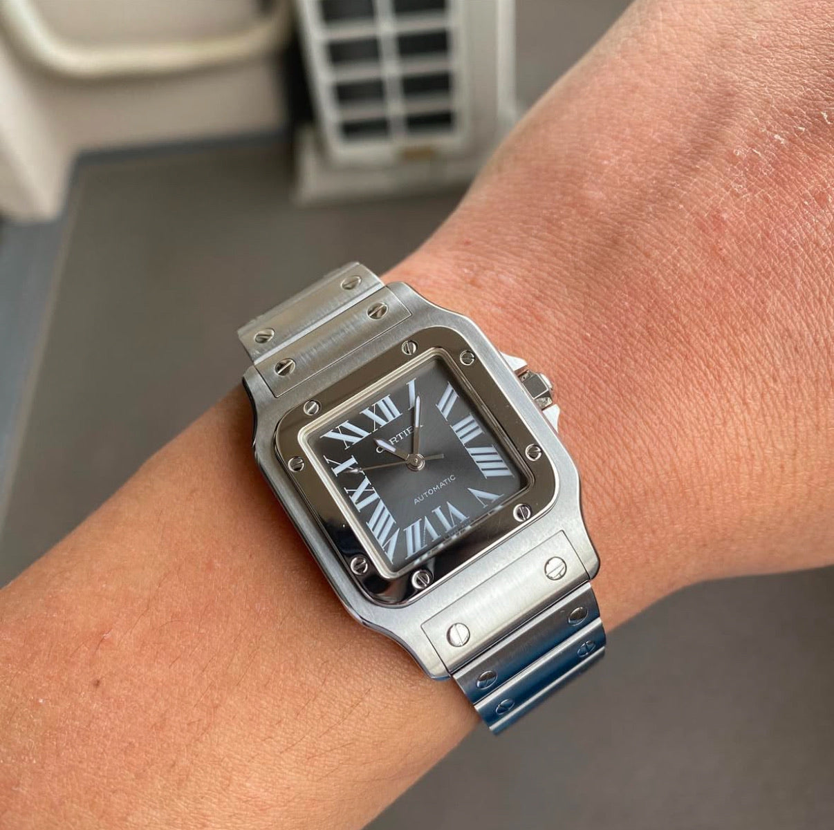 Cartier Santos Galbee 29mm /SS Asian Limited model