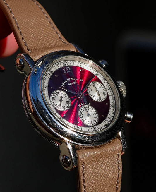 Franck Muller 1990s Stainless Steel Automatic 39mm Enamel Dial