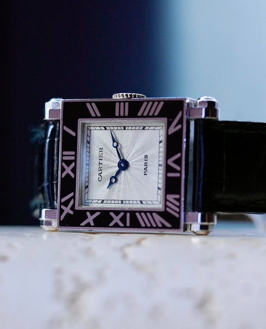 Cartier  1990s 18WG Manual winding 23mm 90pc limited