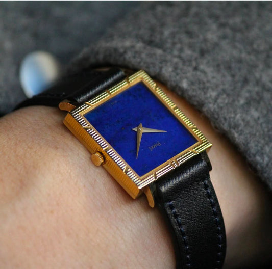 Piaget 80s 18YG Manual winding 23mm Lapis dial