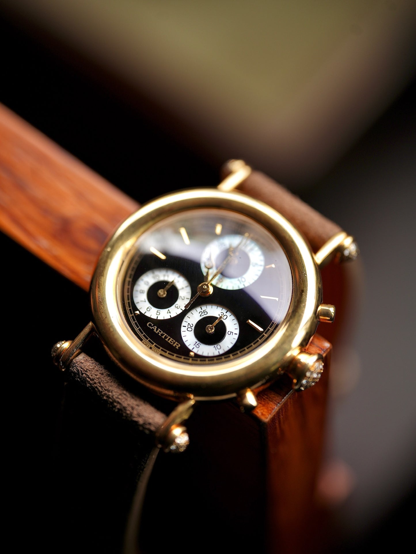 Cartier/Diabolo / 18K / MOP Subdial / 32mm