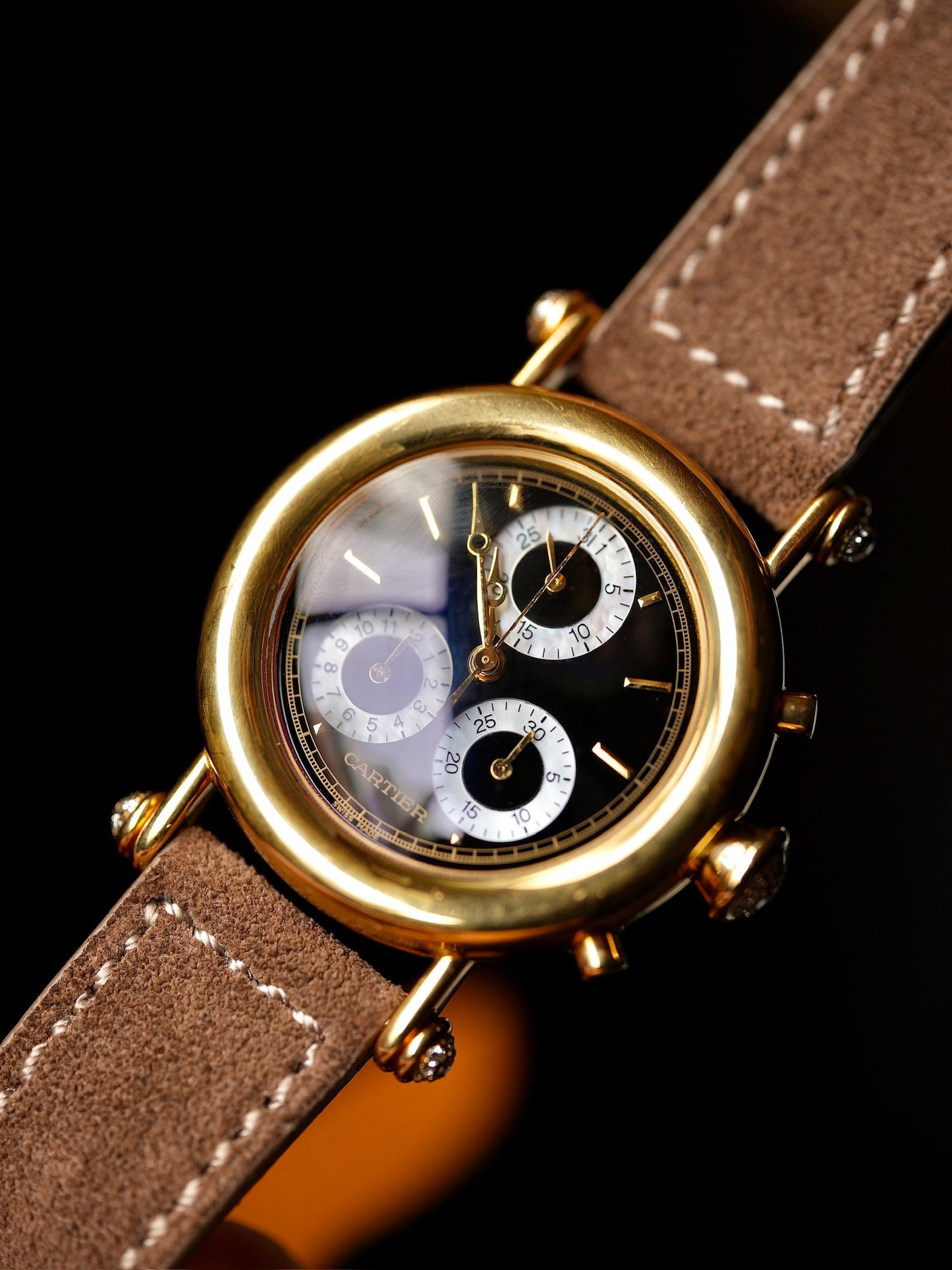 Cartier/Diabolo / 18K / MOP Subdial / 32mm