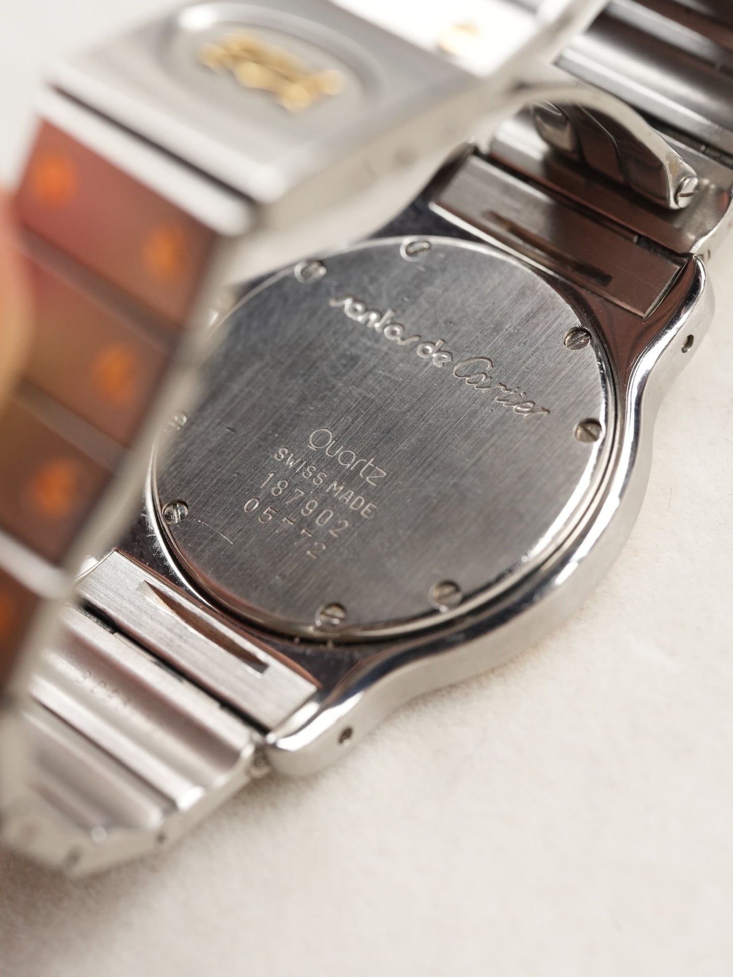 Cartier Santos Ronde Gold with box