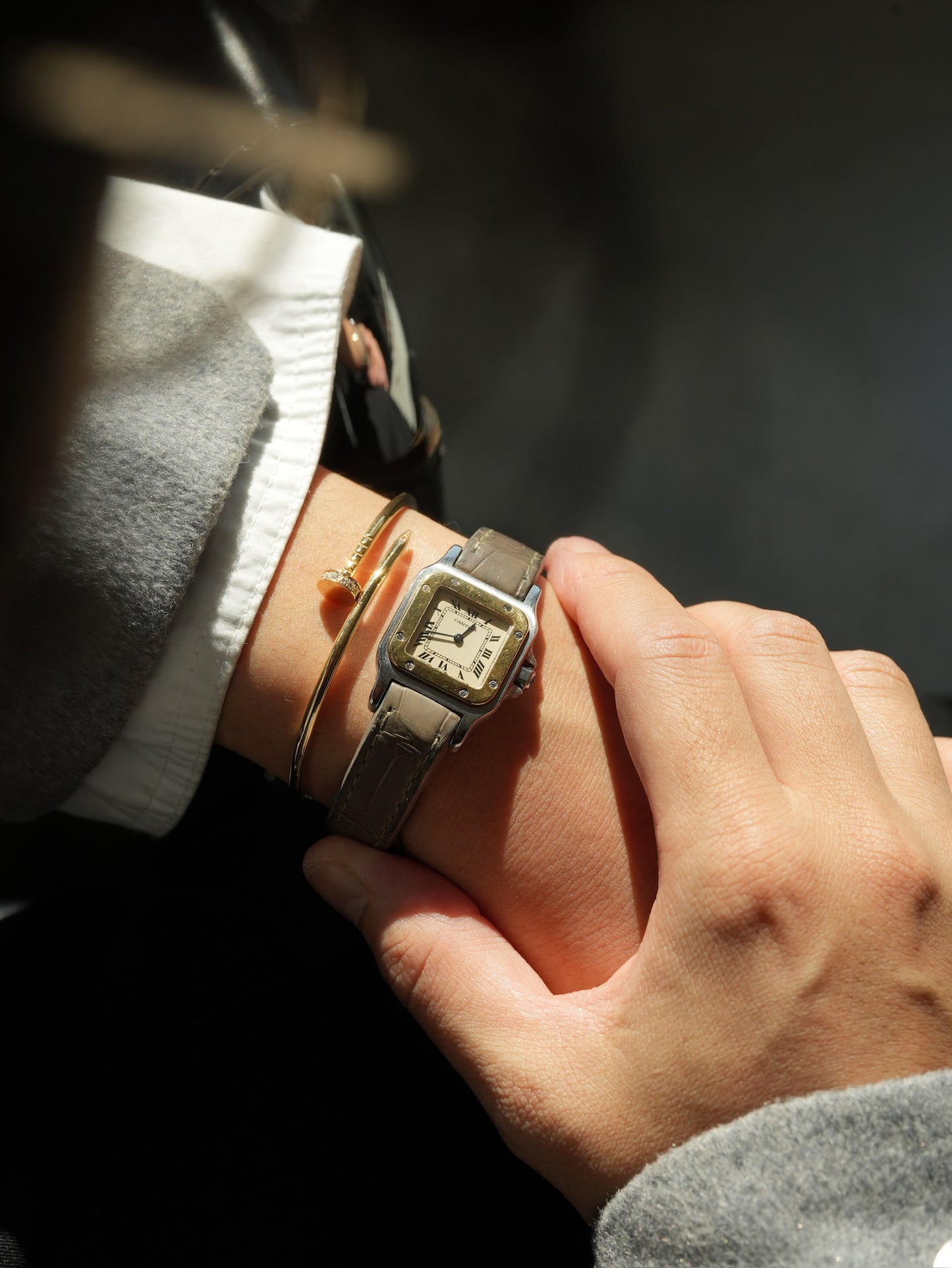 Cartier Santos Galbee SM With box