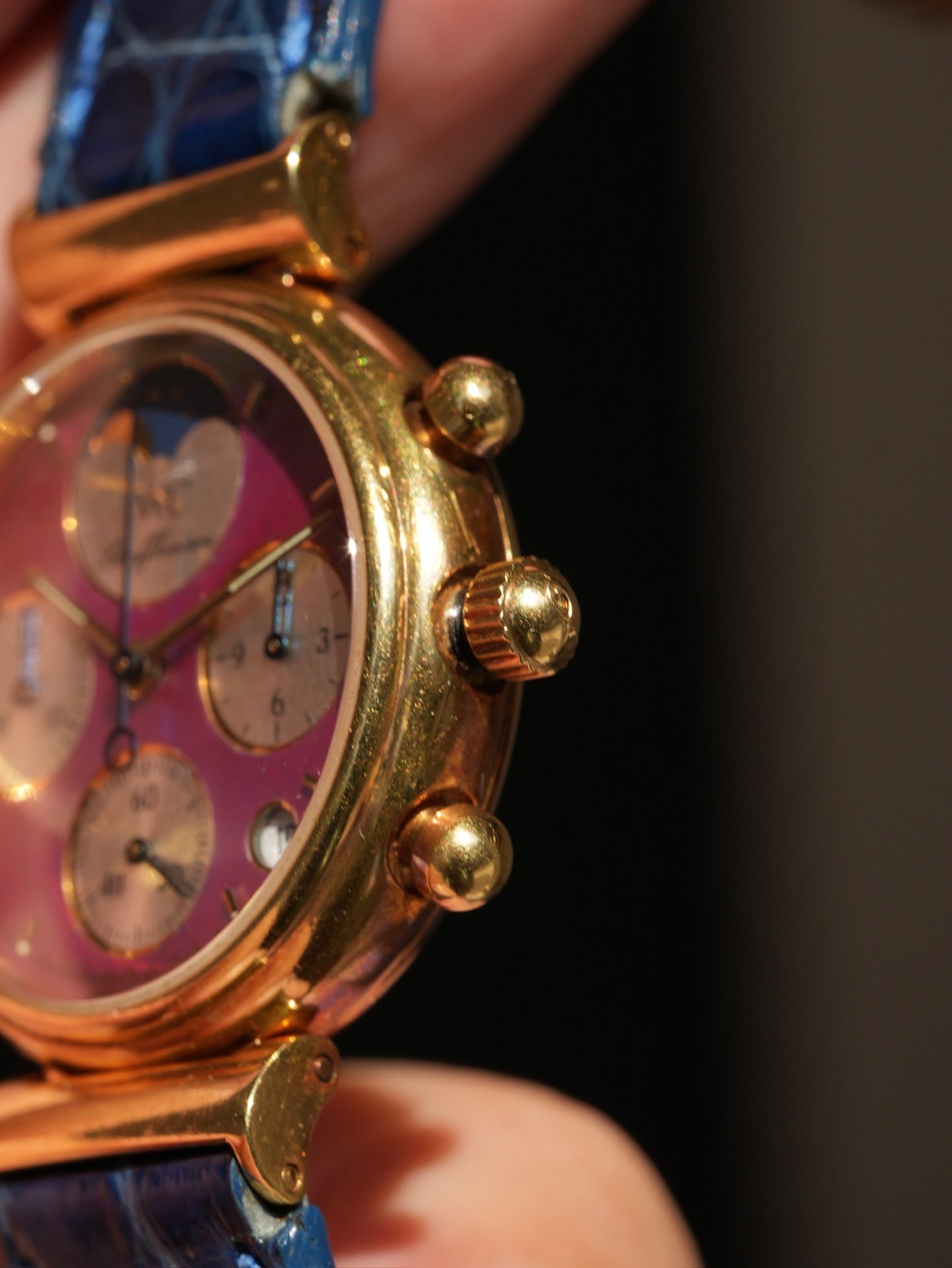 IWC Da Vinci Chronograph Black MOP dial With paper