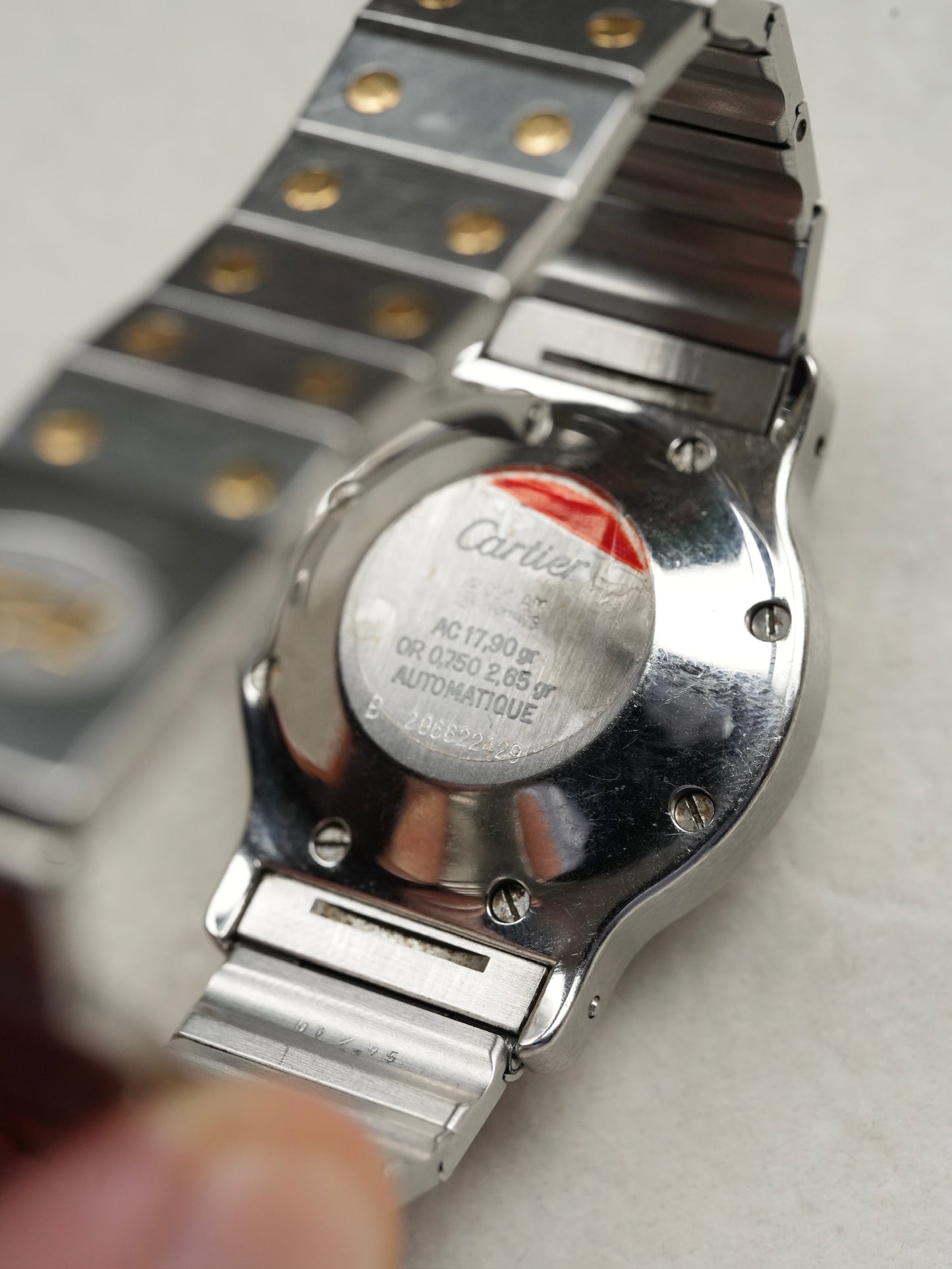 Cartier Santos Octagon LM Ghost dial