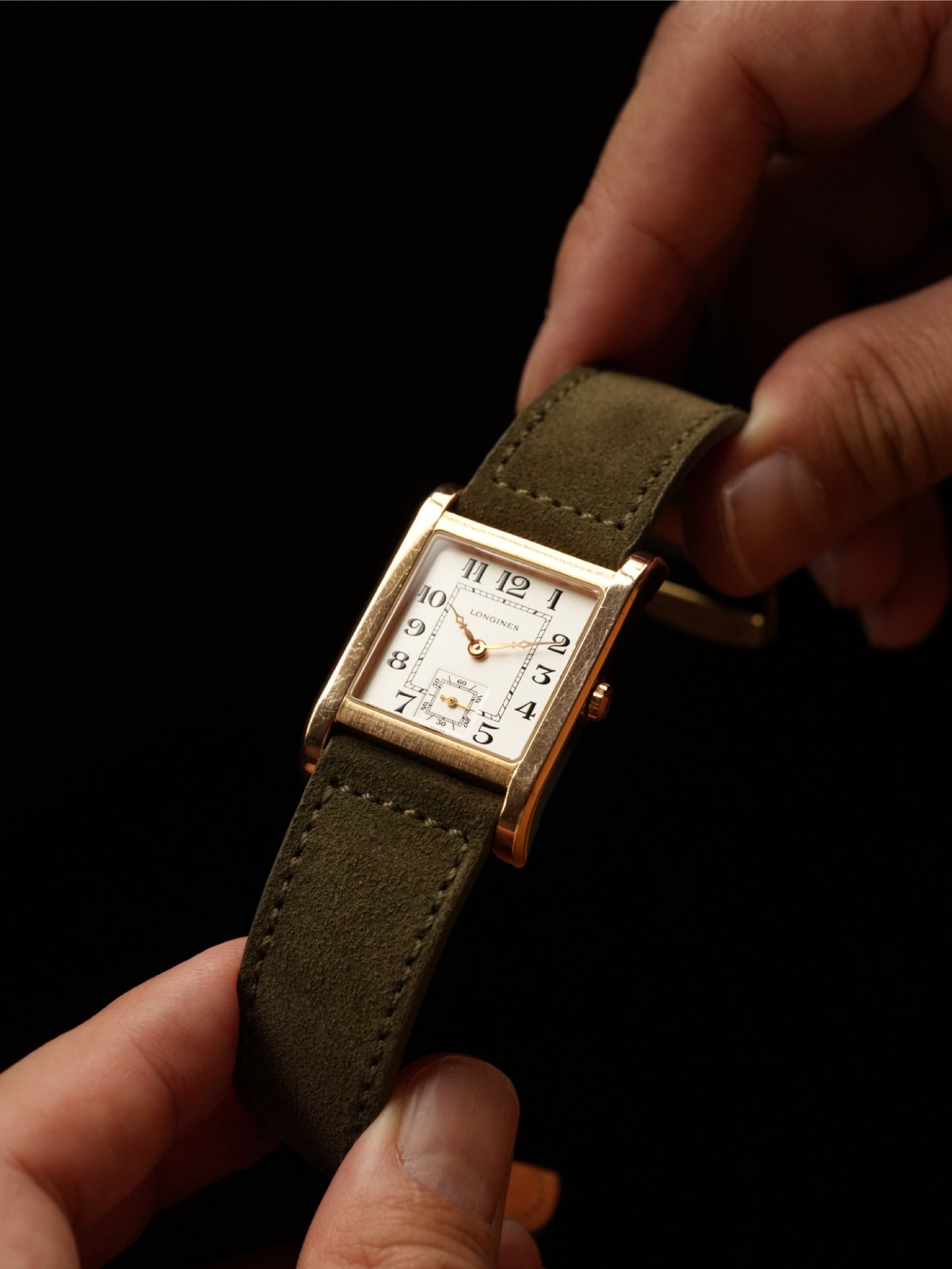 Longines Docevita / 18K / Tank normale 2004 Japan limited