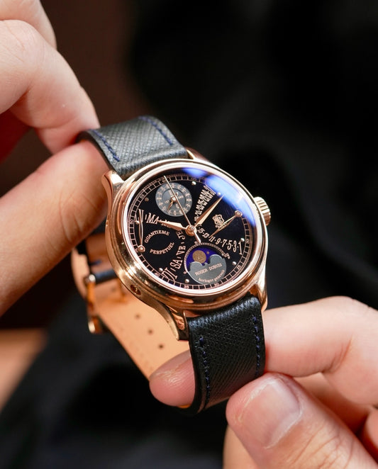 Roger Dubuis 1990s 36mm Case 18K Pink Gold 28-Piece Limited Edition