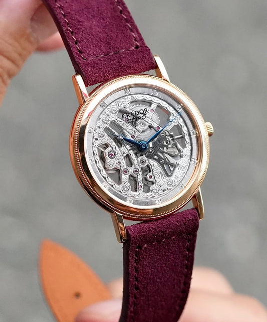 Seiko Credor 90s 18PG Manual winding 33mm Limited edition