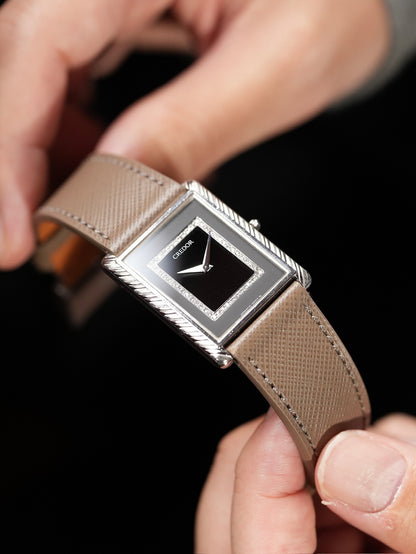 Seiko Credor / 18WG × Onxy × Diamond