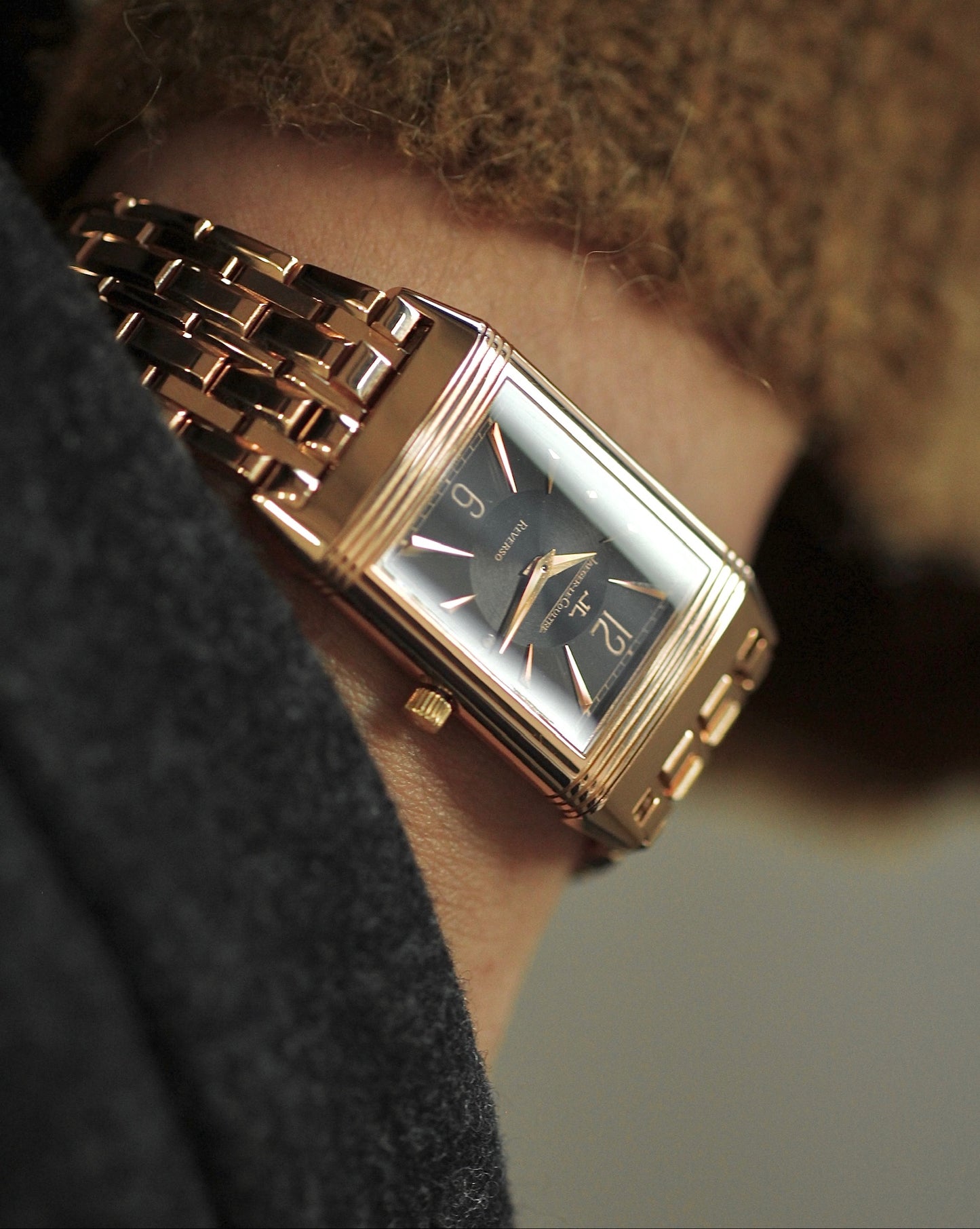 Jaeger-LeCoultre Reverso classic / 90's / 18K original bracelet