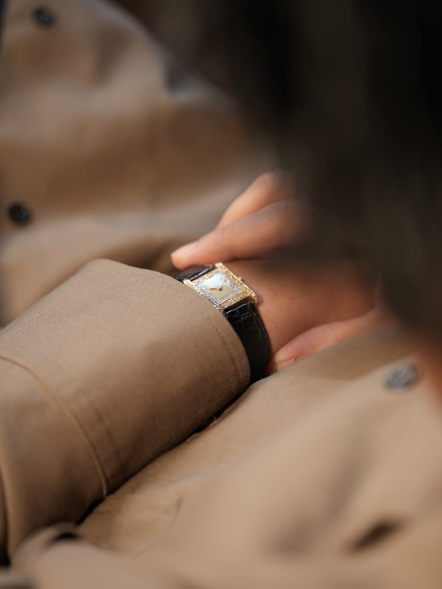 Cartier Tank Normale / SM / Factory Diamond