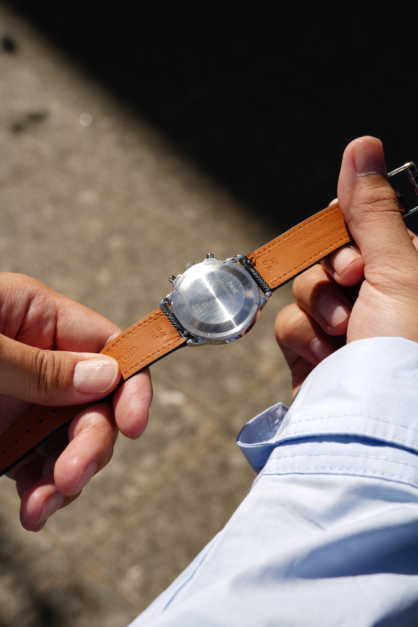 Piaget / Gouverneur / PT × salmon dial With Piaget service paper