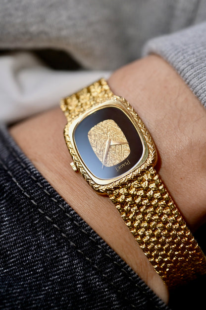 Piaget / 18k / Onyx dial
