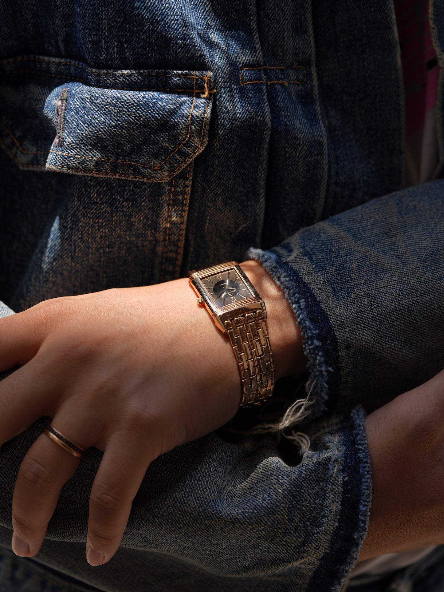 Jaeger-LeCoultre / Reverso classic / 90's / 18K original bracelet