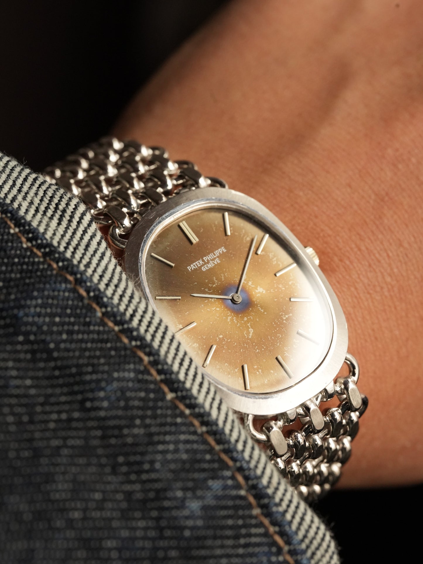 Patek Philippe Ellipse Patina Dial Watch only