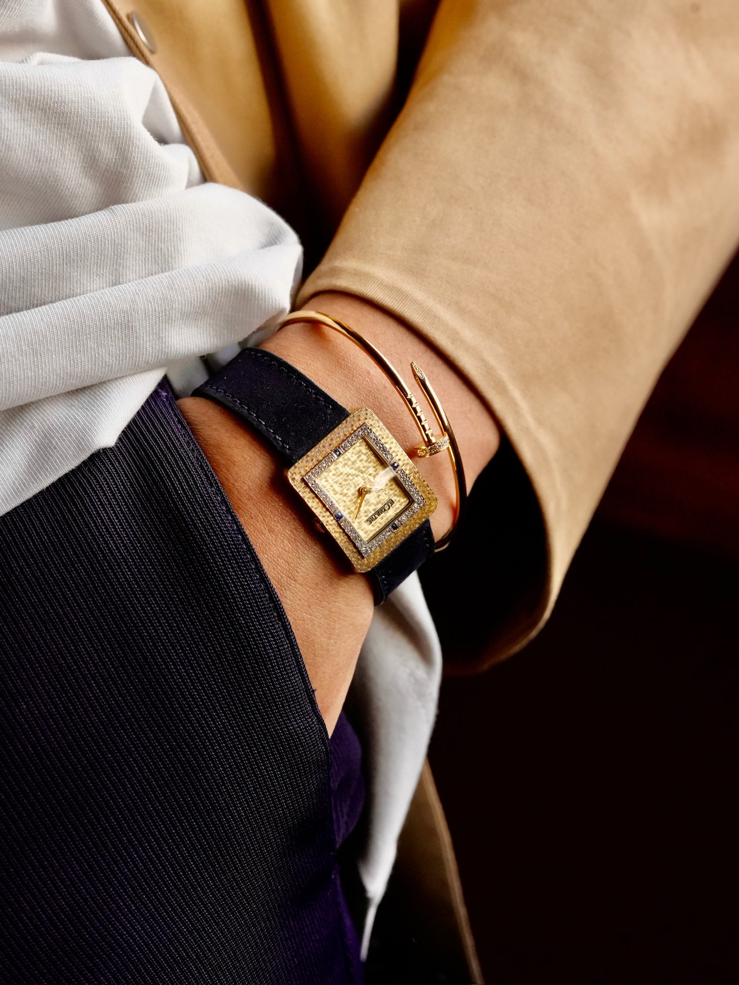 LeCoultre Rectangular / 18K 50’s