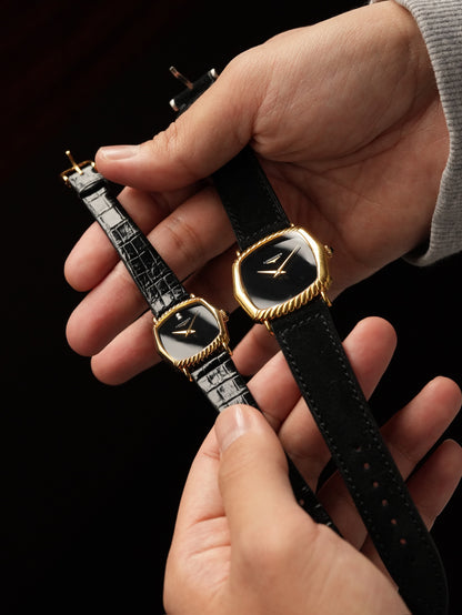 Longines 70's vintage 18K Pair watch 