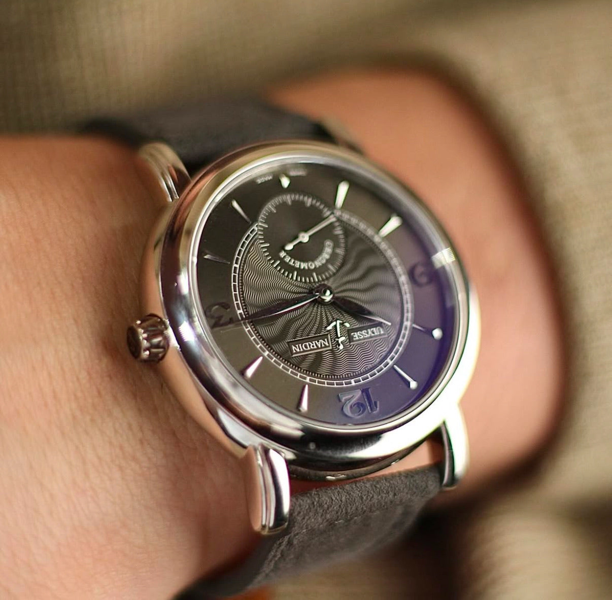 Ulysse Nardin 1990s Platinum Automatic 39mm