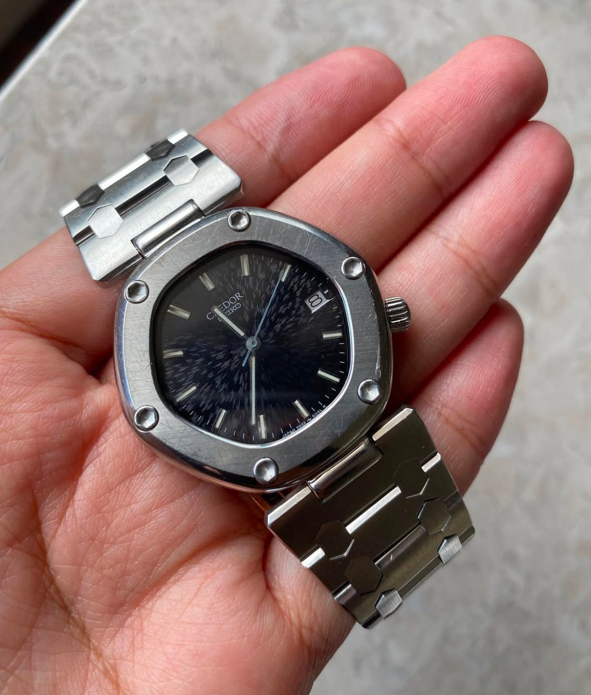 【値下げ】CREDOR シルバー ステンレス時計 Seiko Credor Ordinaire Made in May 1996 Men's Quartz
