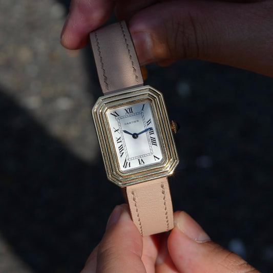 Cartier  80s 24mm 18YG Manual winding "Paris"