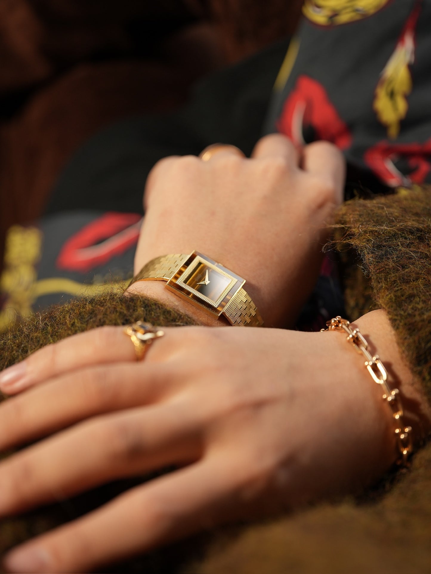 Piaget 18YG × Tiger eye