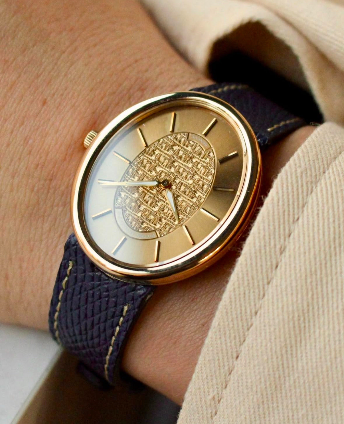 Patek Philippe 1980s 23mm Yellow Gold Hand-Winding