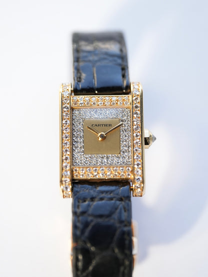Cartier Tank Normale / SM / Factory Diamond