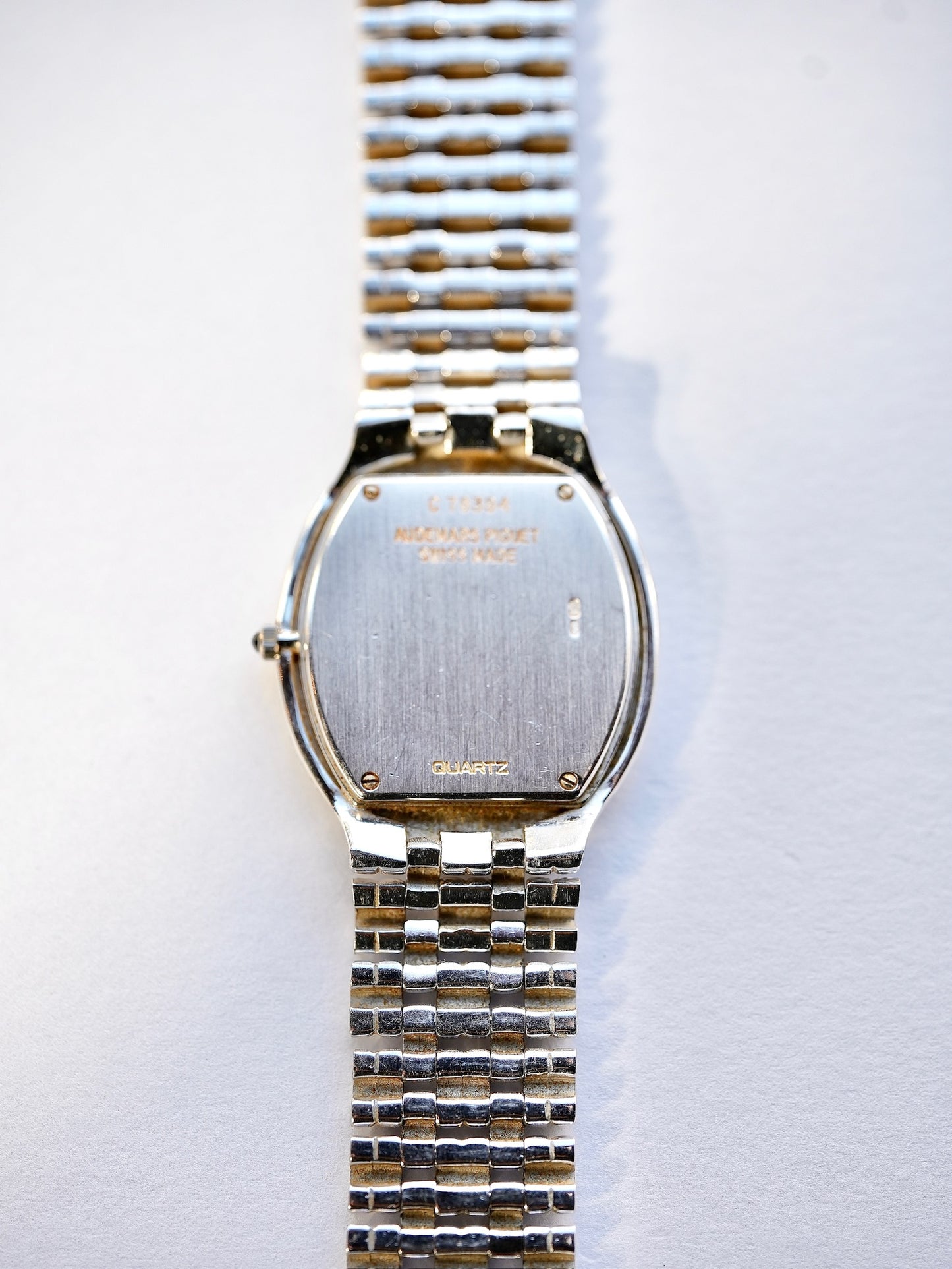 Audemars Piguet 90s / 18WG / Factory diamonds and sapphire