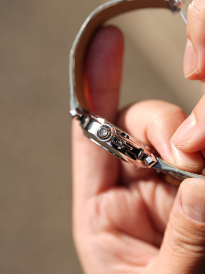 Cartier Pasha 32mm / 18WG / Factory diamonds