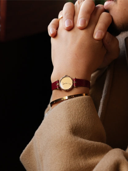 Van Cleef & Arpels Diamond and Ruby bezel 