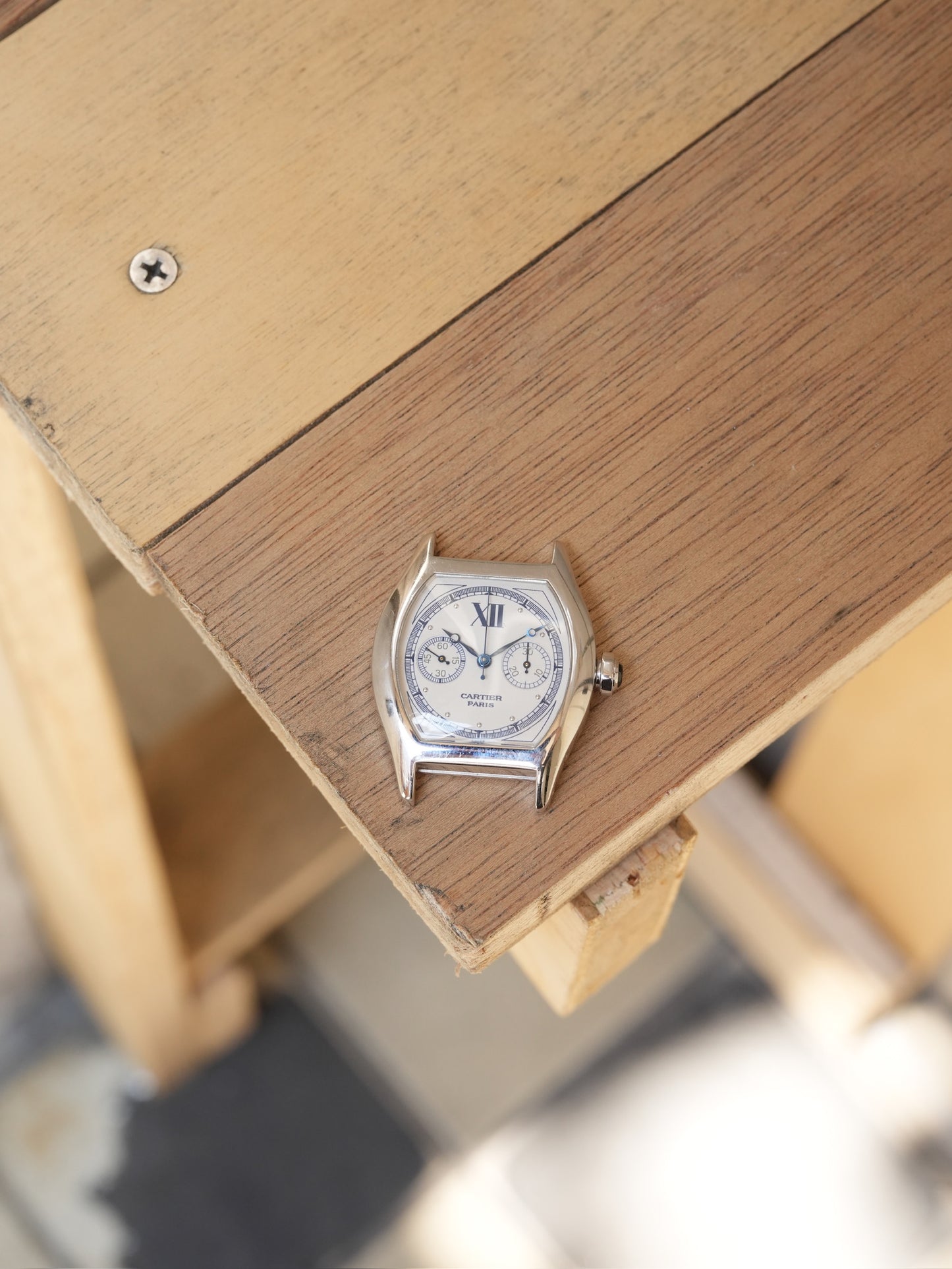 Cartier Tortue Monopoussoir With box