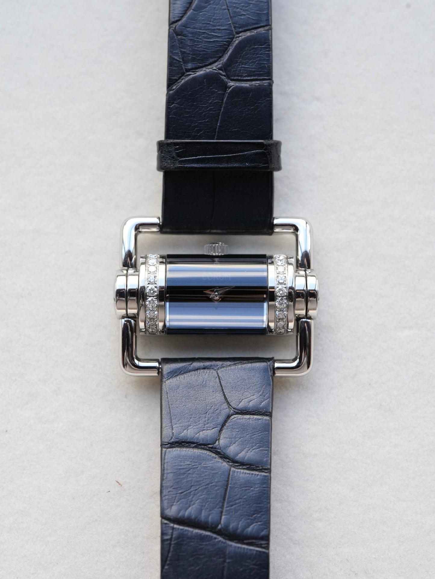 Corum Ref. 130.330.47 Diamond-Set Case Black Dial – Stainless Steel 