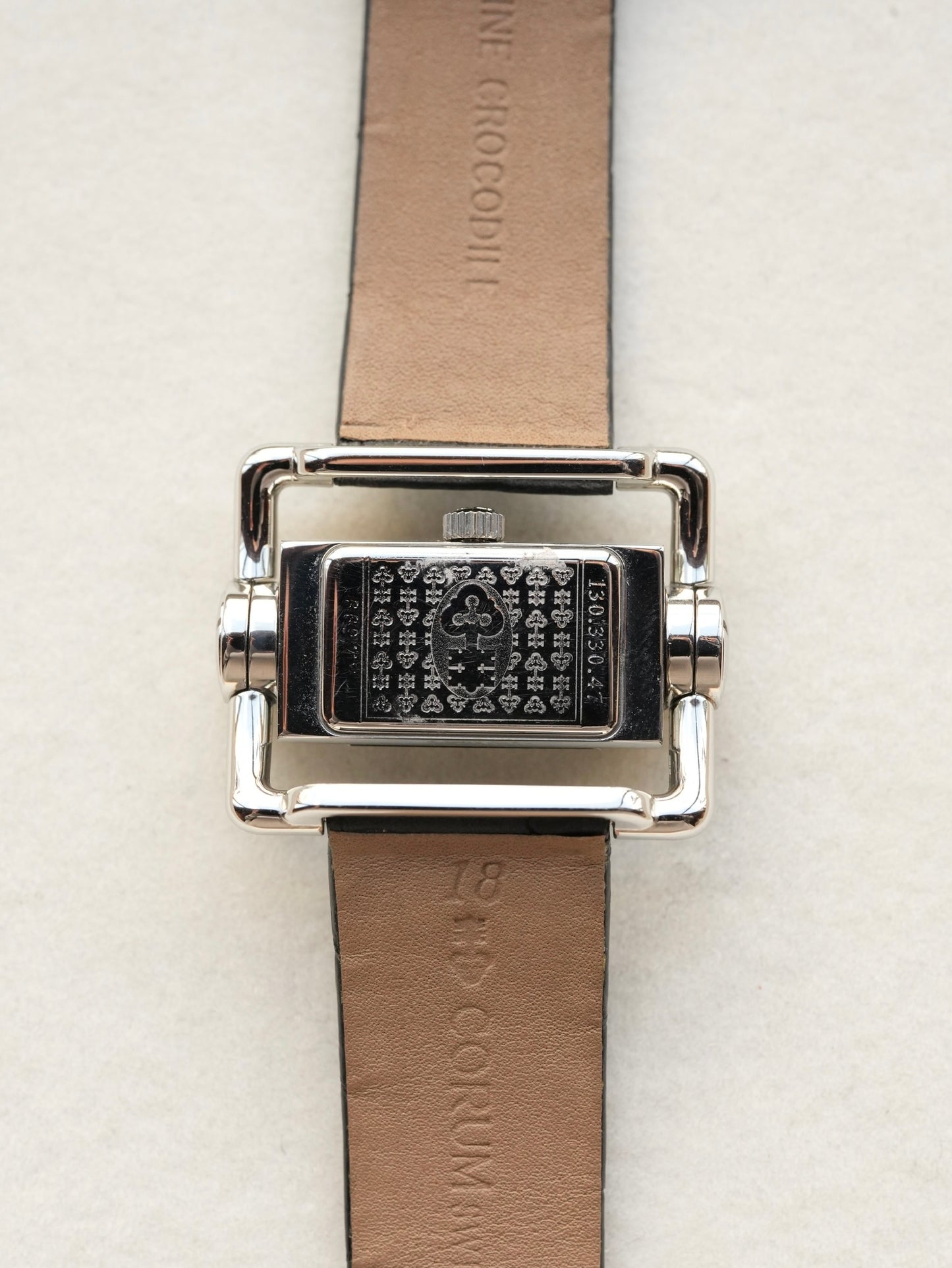 Corum Ref. 130.330.47 Diamond-Set Case Black Dial – Stainless Steel 