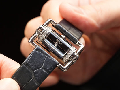 Corum Ref. 130.330.47 Diamond-Set Case Black Dial – Stainless Steel 