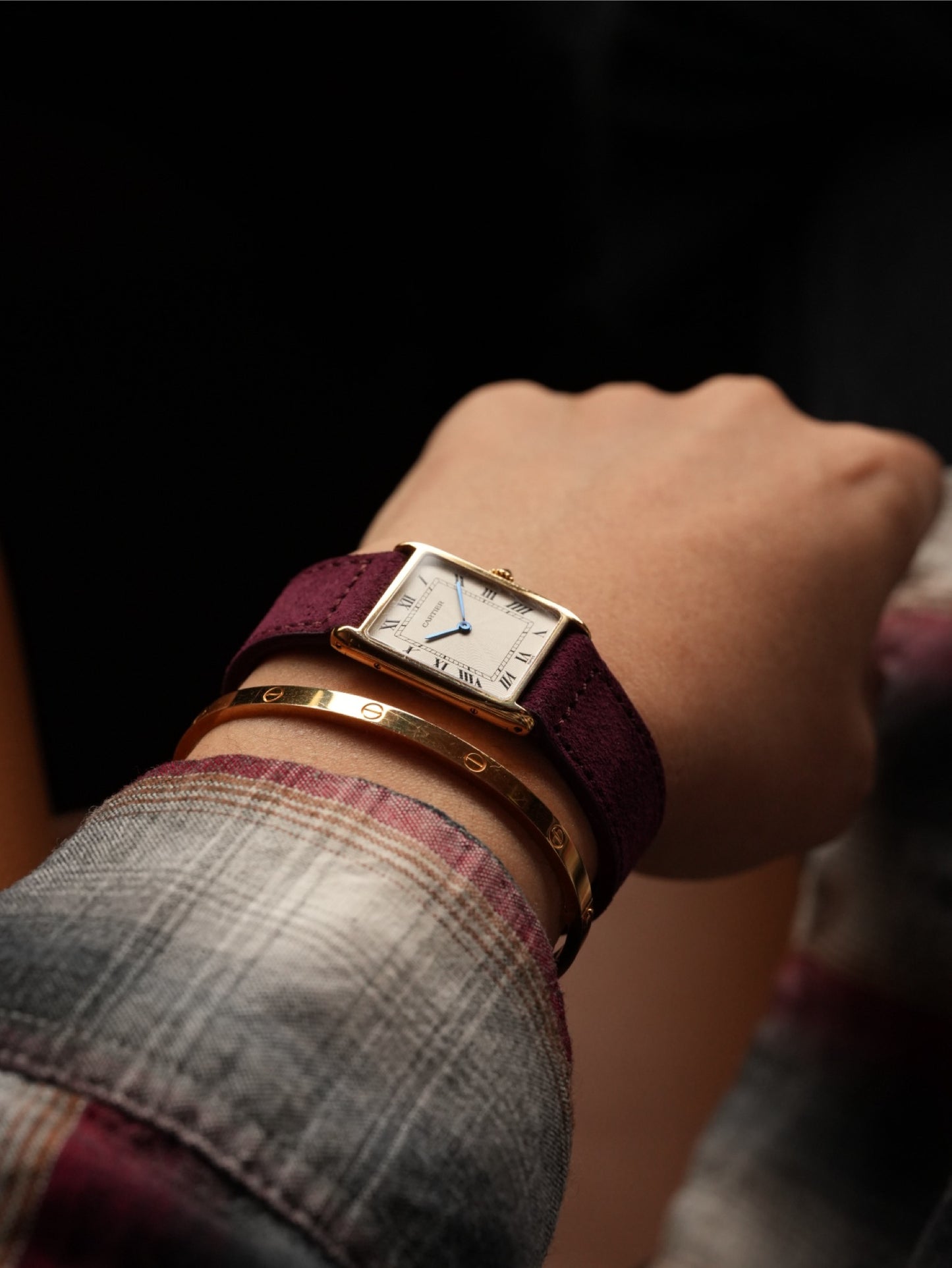 Cartier Tank Arrondie With box