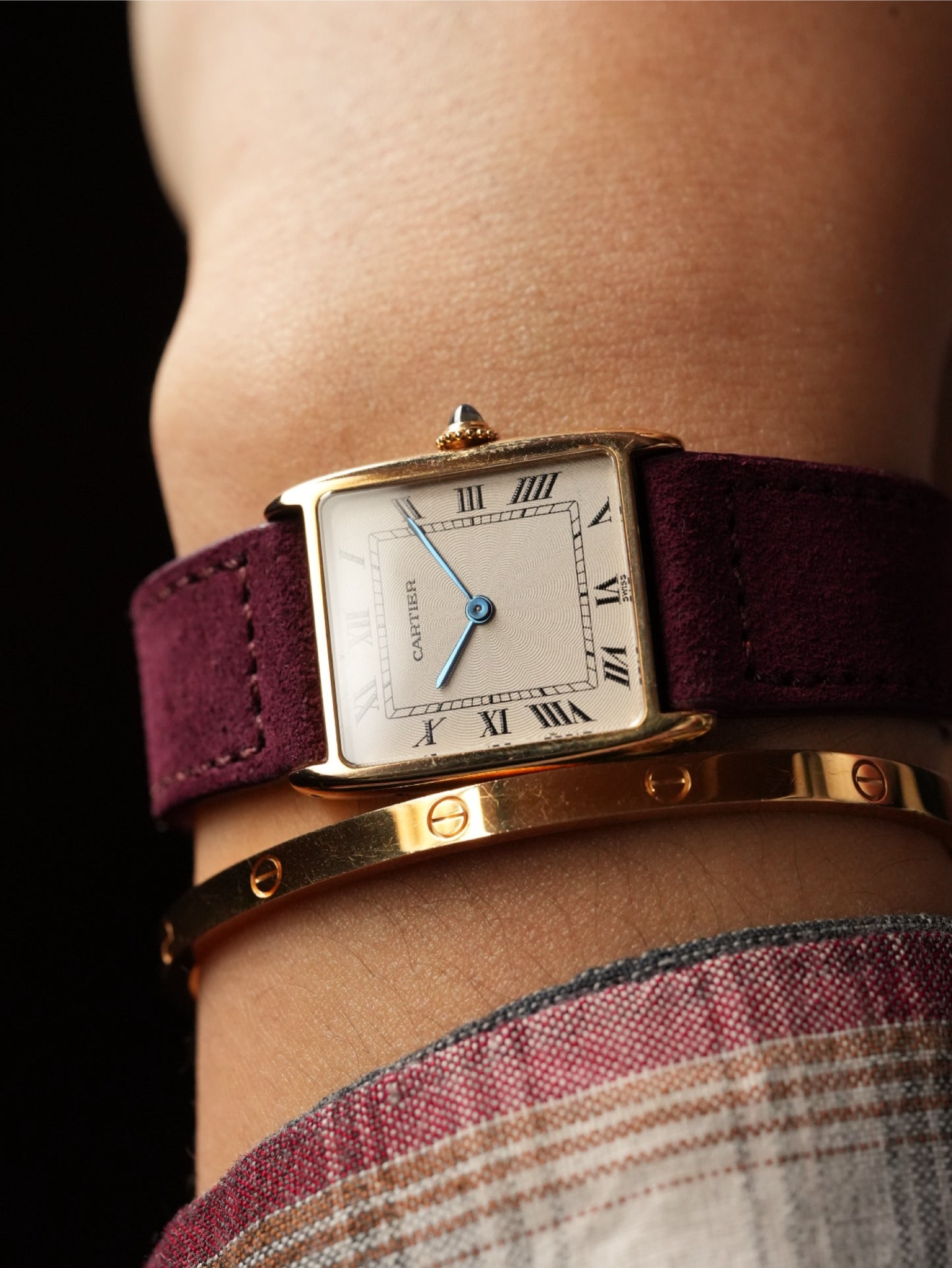 Cartier Tank Arrondie With box
