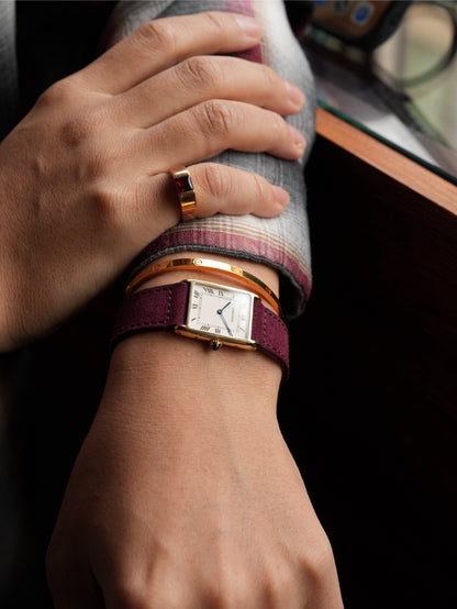 Cartier Tank Arrondie With box