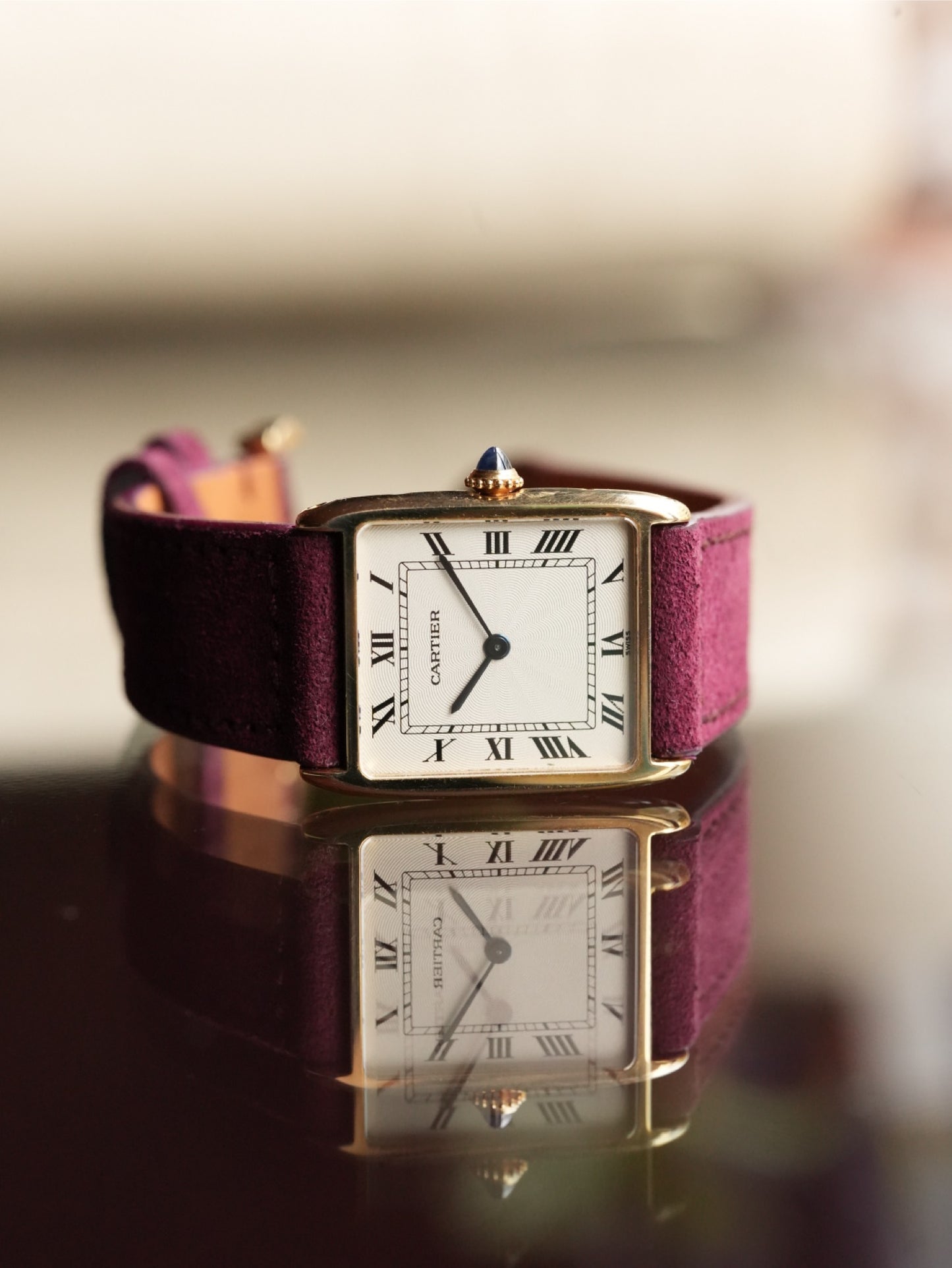 Cartier Tank Arrondie With box