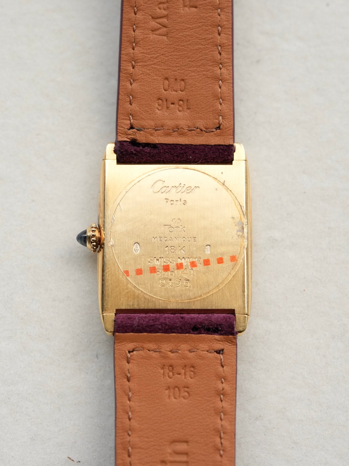 Cartier Tank Arrondie With box