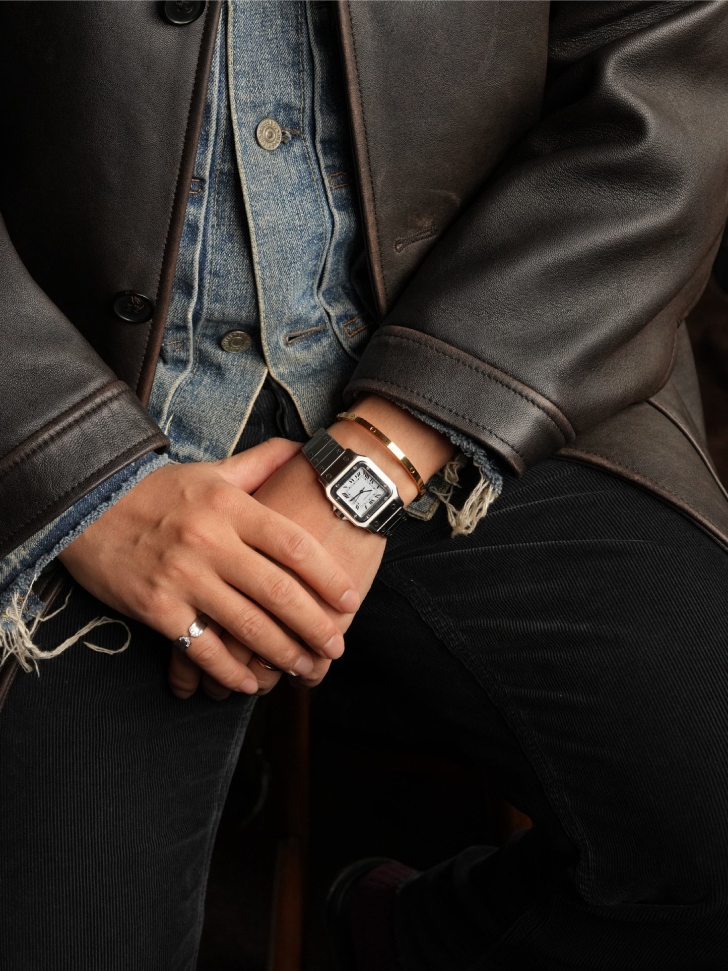 Cartier Santos Carrée Fullset 