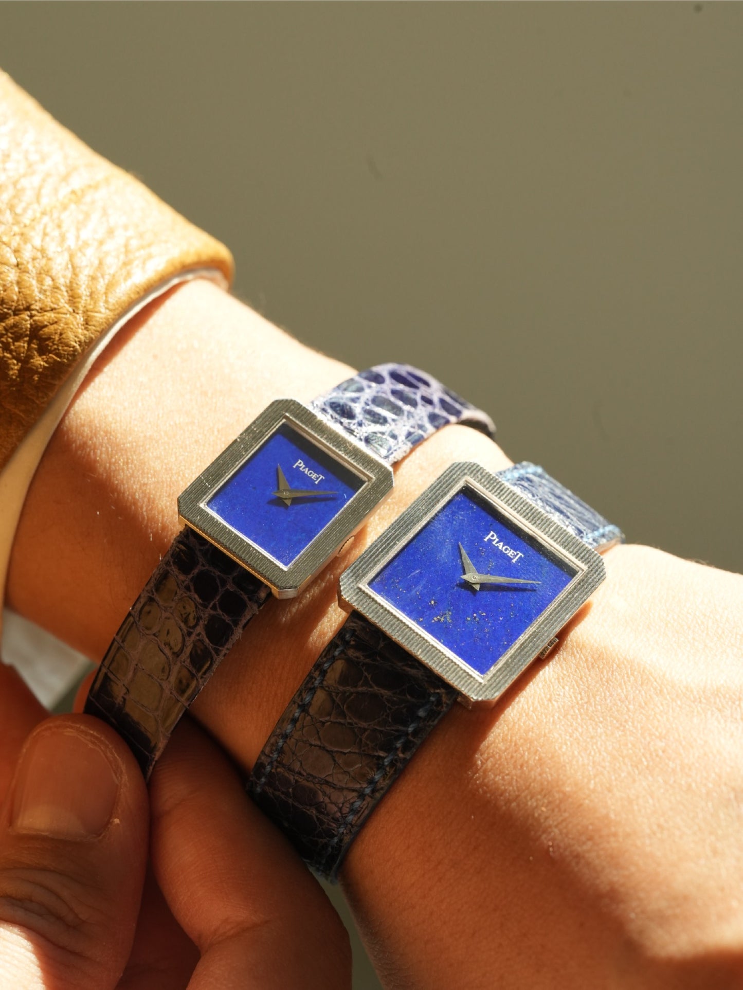 Piaget Protocol Rapis 18WG Pair Watch 