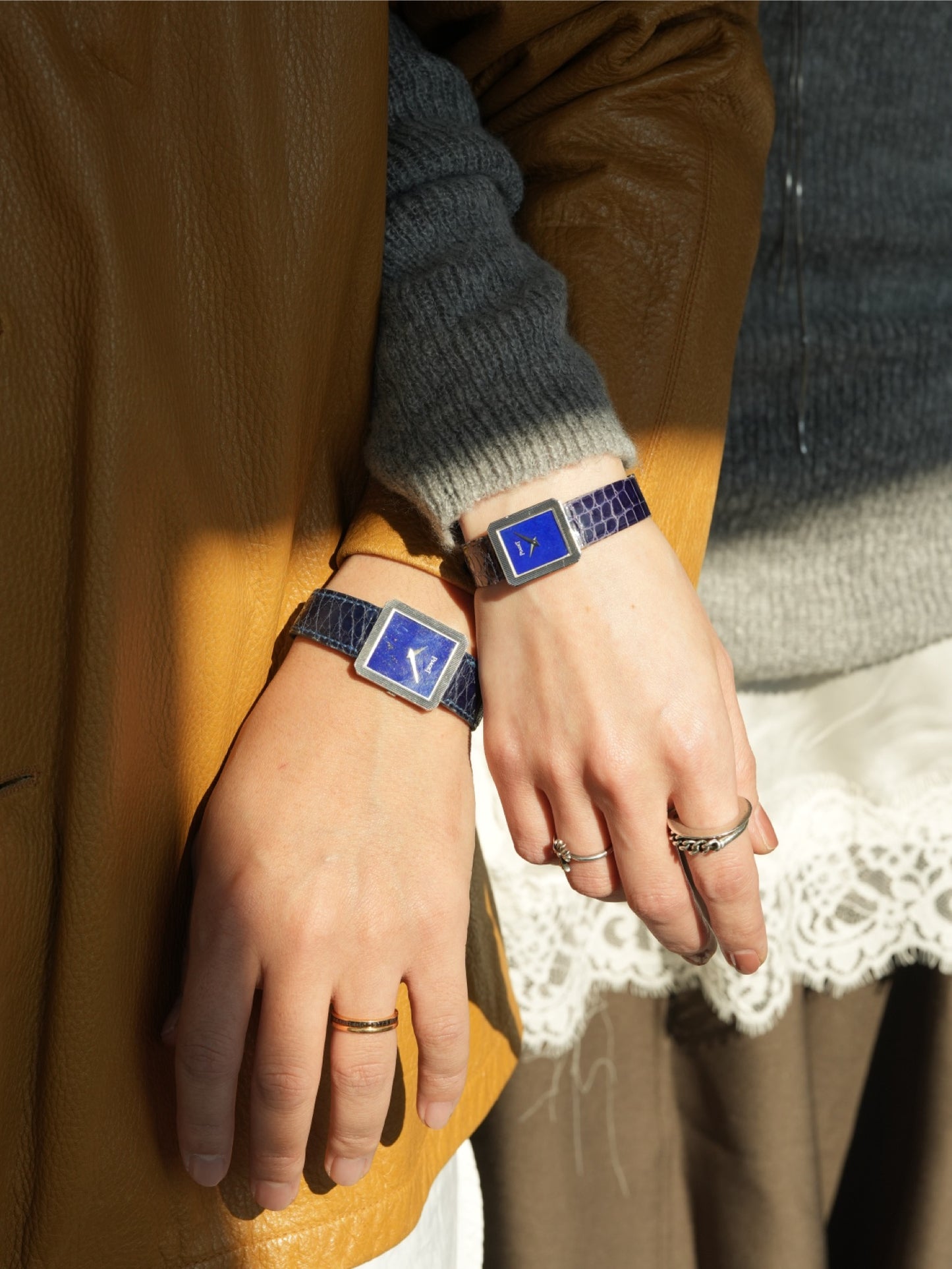 Piaget Protocol Rapis 18WG Pair Watch 